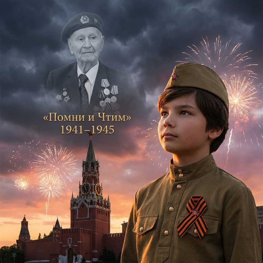 Открытка к 9 Мая